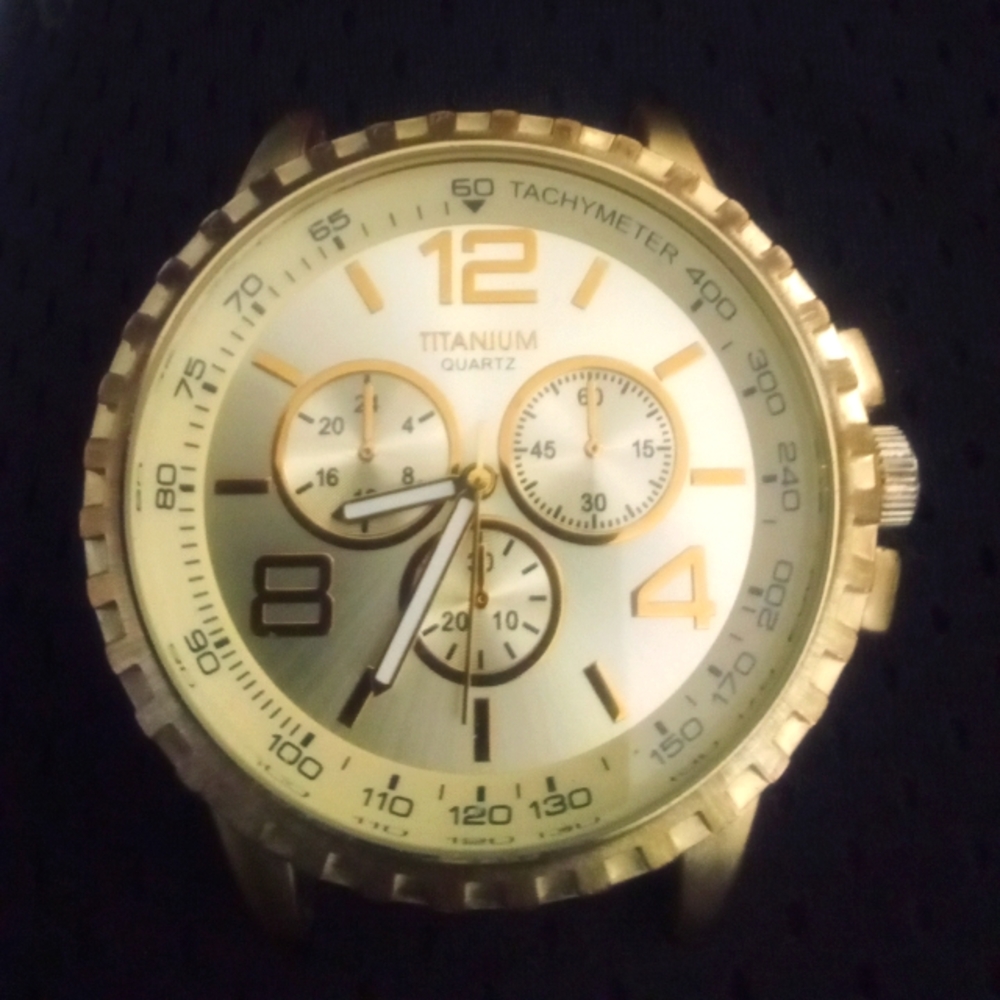 Vintage Over sized TITANIUM WATCH